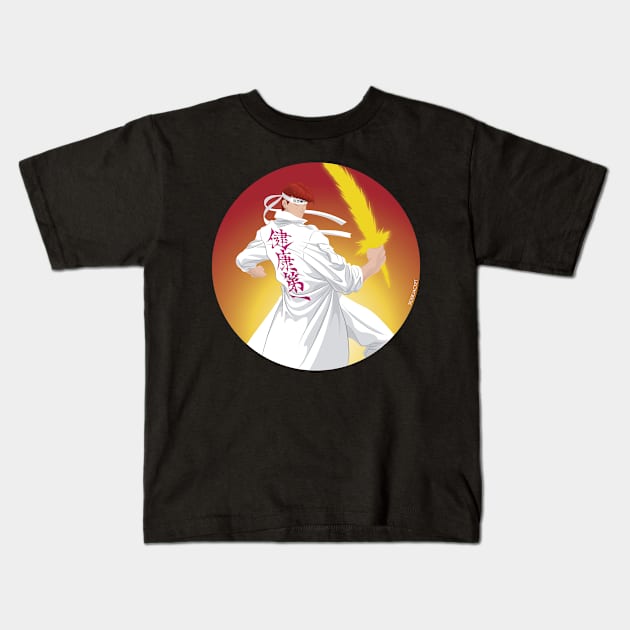 The Noble Spirit Anime Kids T-Shirt by Siderjacket